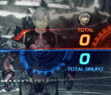 a video game screen shows the total score of 0 to 0
