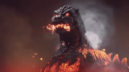 Godzillagigabash Burning Godzilla GIF - Godzillagigabash Burning Godzilla GIFs
