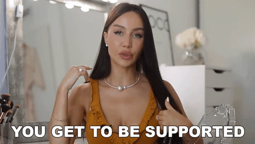 You Get To Be Supported Lisa Alexandra GIF - You Get To Be Supported Lisa Alexandra Coco Lili GIFs