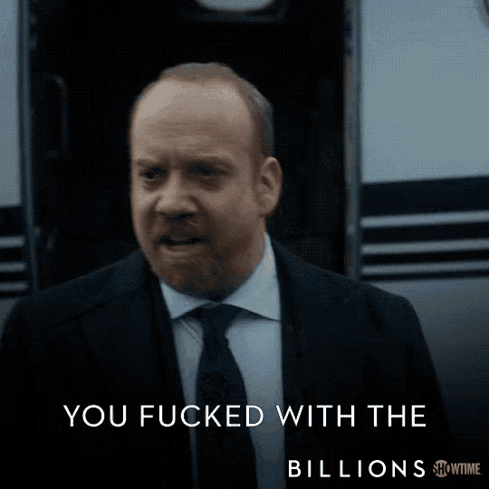 a man in a suit and tie says wrong attorney general billions showtime