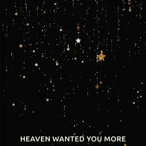 Heaven Wanted You More Stars GIF - Heaven Wanted You More Stars Falling Stars GIFs