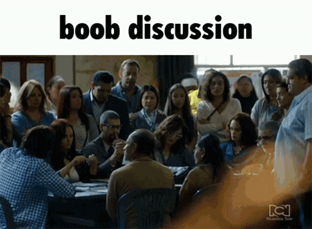 Boobs Discussing GIF - Boobs Discussing Discussing Boobs GIFs