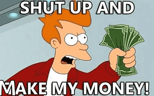 Shut Up And Take My Money Futurama GIF - Shut Up And Take My Money Futurama Fry GIFs