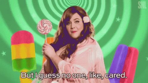 No One Cared No One Cares GIF - No One Cared No One Cares Aidy Bryant GIFs