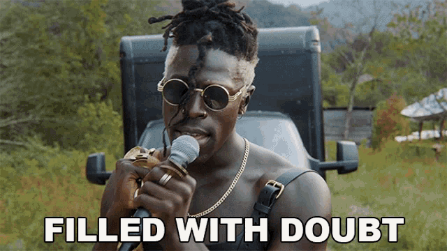 Filled With Doubt Moses Sumney GIF - Filled With Doubt Moses Sumney Cut Me Song GIFs