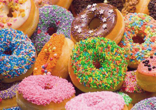 Donut Sprinkles GIF - Donut Sprinkles Green GIFs