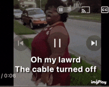 Oh My Lord The Cable Turned Off GIF - Oh My Lord The Cable Turned Off GIFs