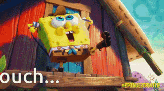 a picture of spongebob from the movie spongebob movie