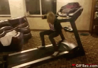 Funny Treadmill GIF - Funny Treadmill Fail GIFs