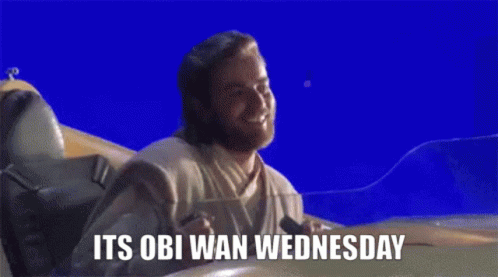 Obi Wan Wednesday GIF - Obi Wan Wednesday GIFs