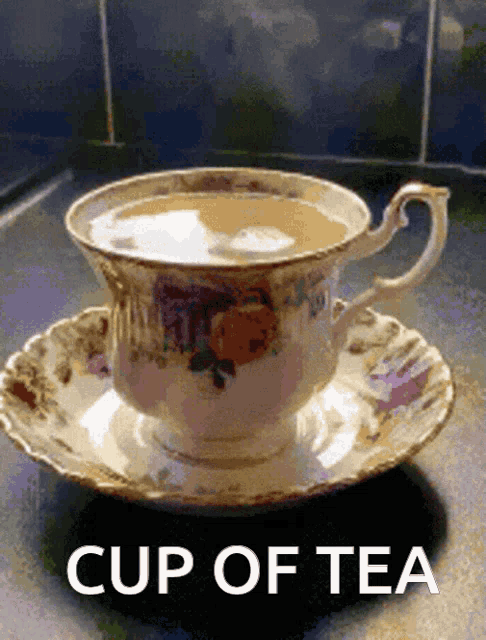 Tea Cup Of Tea GIF - Tea Cup Of Tea Hot Tea GIFs