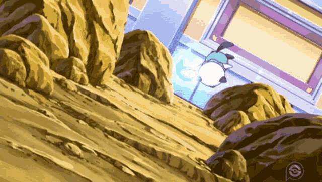 a pixel art drawing of a pokemon with the letters cp on the bottom