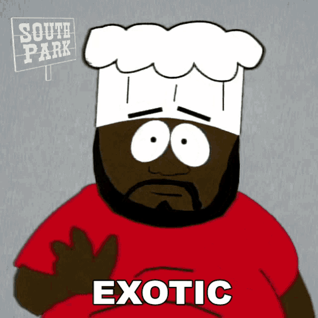 Exotic Delectation Chef GIF - Exotic Delectation Chef South Park GIFs
