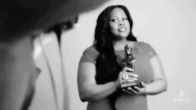 Amber Riley Olivier Awards GIF - Amber Riley Olivier Awards Best Actress GIFs