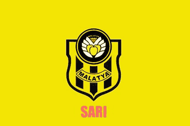 a yellow and black logo for malatya soccer team
