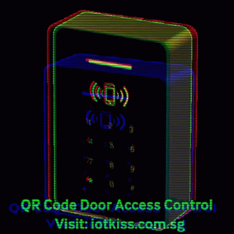 Qr Code Door Access Control Audio Video Intercom Systems GIF