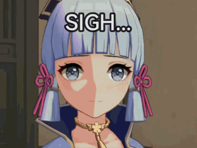a close up of a girl 's face with the word sigh written on it