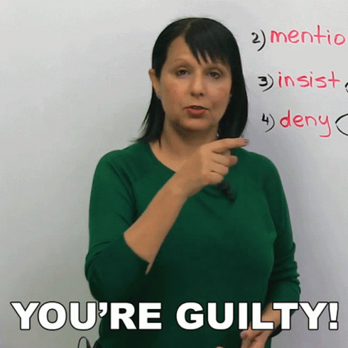 Youre Guilty Rebecca GIF - Youre Guilty Rebecca Engvid GIFs