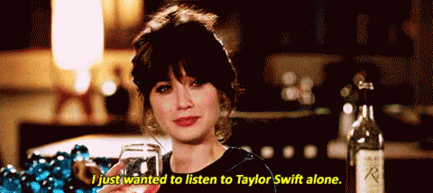 Listen To Taylor Swift Alone GIF - Taylor Swift Alone Time Alone GIFs