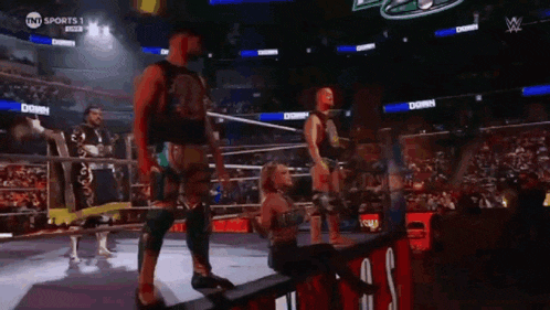 a wrestling match is being broadcast on tnt sports