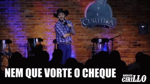 Marcus Cirillo Stand Up Comedian GIF - Marcus Cirillo Stand Up Comedian Nem Que Vorte O Cheque GIFs