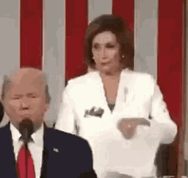 State Of The Union Nancy Pelosi GIF - State Of The Union Nancy Pelosi Rip GIFs