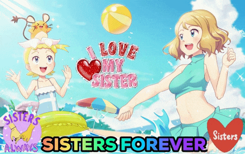 a poster that says i love my sister
