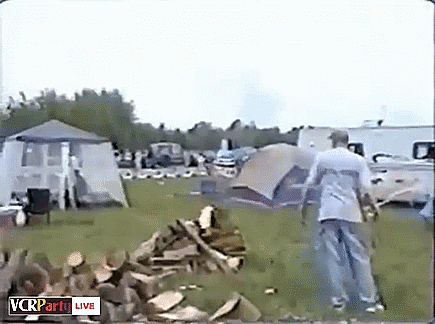 Found Footage Festival Vcr Party Live GIF - Found Footage Festival Vcr Party Live Camping GIFs