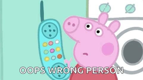 Peppa Peppa The Pig GIF - Peppa Peppa The Pig Hang Up GIFs