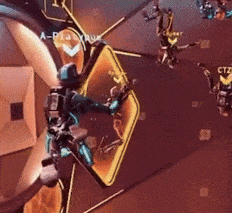 a video game is being played with a player named a-pia