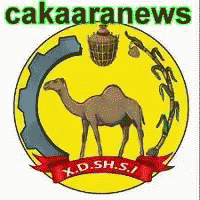 a picture of a camel in a yellow circle with the words ' chakaaranews ' above it