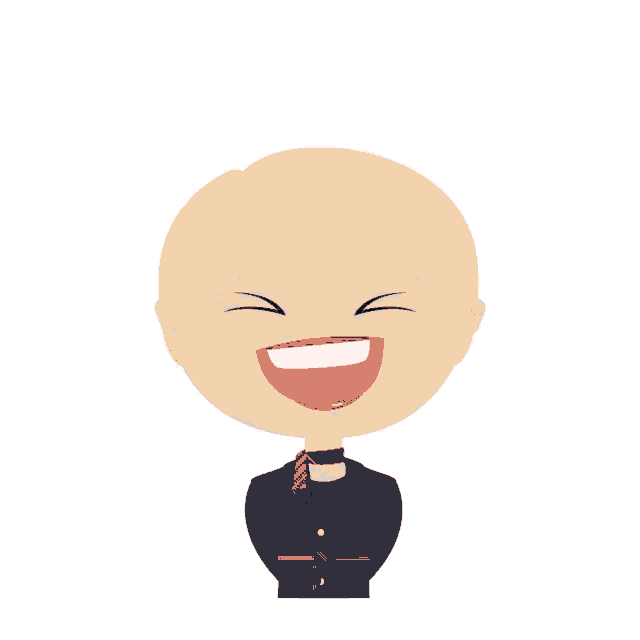 a cartoon drawing of a woman laughing with tears running down her face