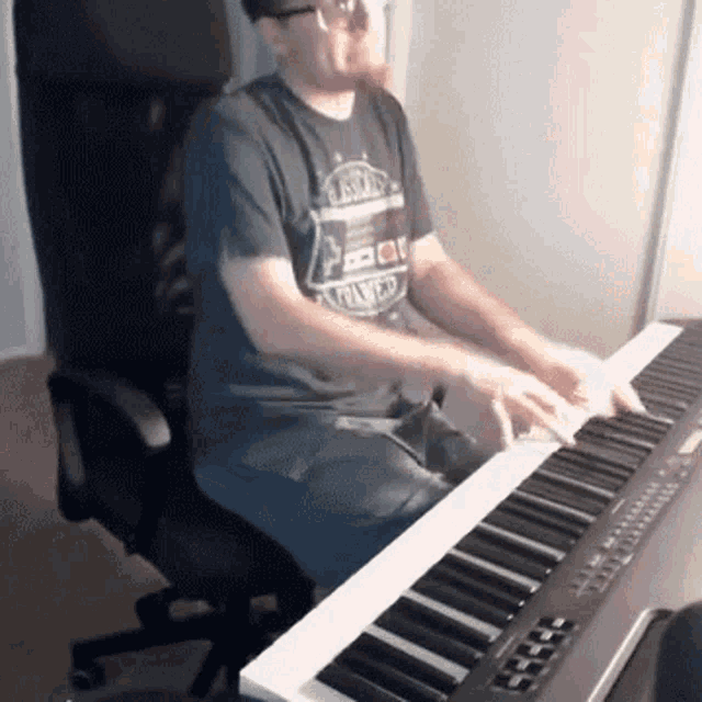 Pianist Kyle Landry GIF