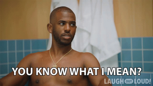 You Know What I Mean Chris Paul GIF - You Know What I Mean Chris Paul Cold As Balls GIFs