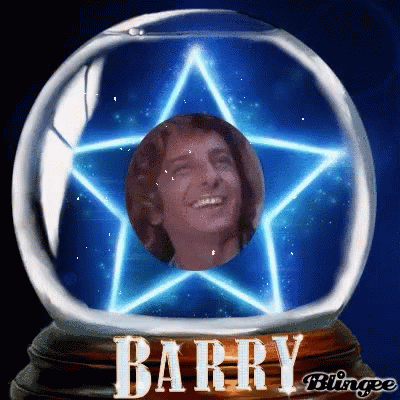 Barry Barry Name GIF - Barry Barry Name Snow Globe GIFs