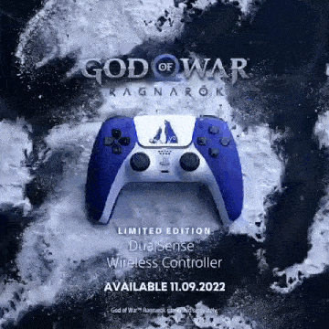 a limited edition dualsense wireless controller for god of war ragnarok is being released .