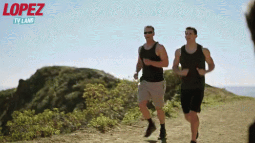 Runners GIF - George Lopez Jogging Running GIFs