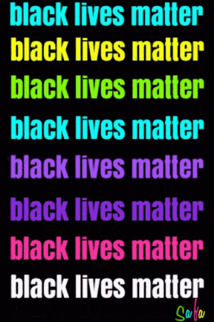 Black Lives Mater Colorful GIF - Black Lives Mater Colorful Animated Text GIFs