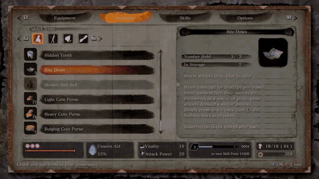 a screenshot of a video game shows a man holding a sword in front of a building in the snow