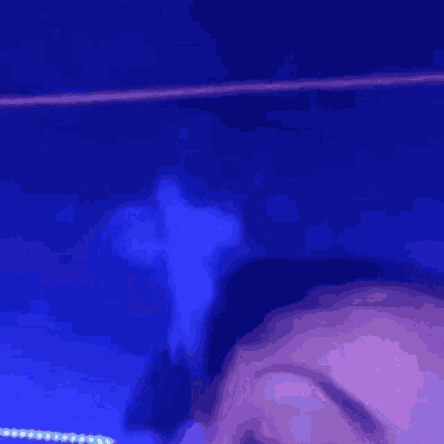 a blue background with the word age glowing on it