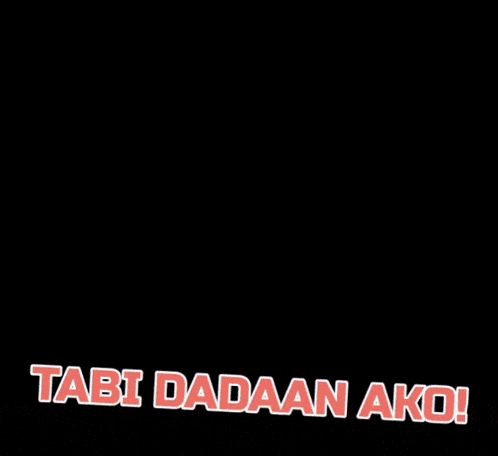a woman wearing glasses is in a circle with the words tabi dadaan ako
