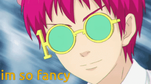 Im So Fancy Fancy GIF - Im So Fancy Fancy Saiki GIFs