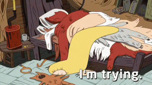 I'M Trying - Adventure Time GIF - Trying Try Im Trying GIFs