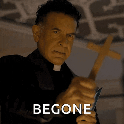 Exorcism Father Mulvehill GIF - Exorcism Father Mulvehill Evil GIFs