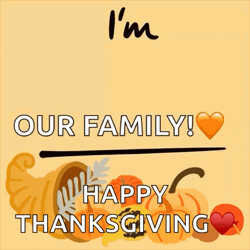 a sign that says i 'm thankful for our family
