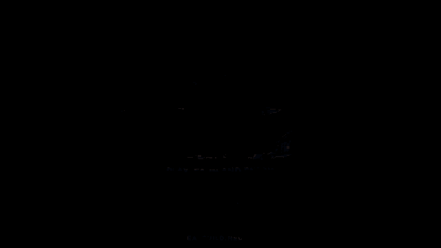 a blue and black brush stroke on a white surface