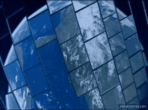 If A Giant Disco Ball Orbited Earth GIF - GIFs