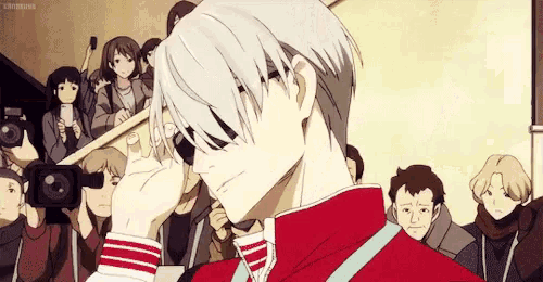 Victor Hairflip GIF