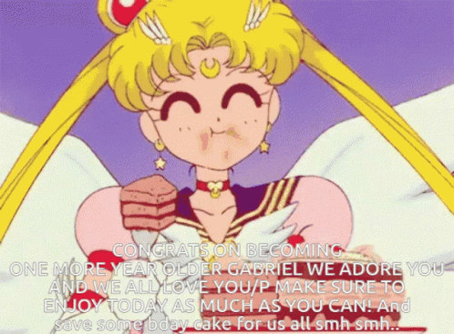 Sailor Moon Bday GIF - Sailor Moon Bday Birthday GIFs