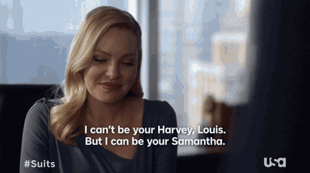 I Cant Be Your Harvey I Can Be Your Samantha GIF - I Cant Be Your Harvey I Can Be Your Samantha Cant Save You GIFs